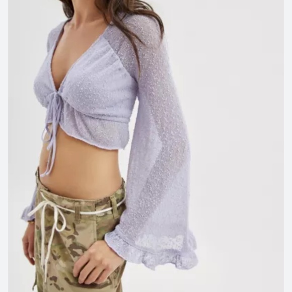 Urban outfitters bell sleeves top - Picture 1 of 8